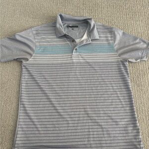 Pebble Beach Dry Luxe Performance Men's Polo Shirt Gray
